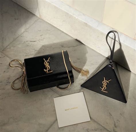 ysl lunchbox bag|YSL pyramid box bag.